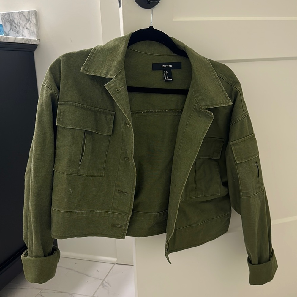 Forever 21 utility jacket!!